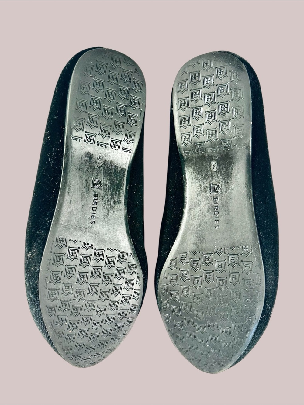 Birdies Women’s The Heron-Black Velvet Slip-On Flats - Picture 12 of 13